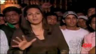 Rape attempt on CNN reporter by Indian crowd [upl. by Assirual]