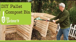 How to Make a Compost Bin for Free Using Shipping Pallets [upl. by Alana]