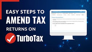 How to Amend a Tax Return TurboTax [upl. by Odraner]