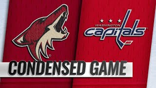 111118 Condensed Game Coyotes  Capitals [upl. by Kelsi735]