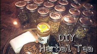 UPDATED DIY herbal tea blends🍃🍵 How to make your own [upl. by Derwood132]