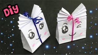 💖 VOUWEN MET A4 PAPIER 💖 CADEAUTASJE VOUWEN 💖 DIY CUTE KAWAII KNUTSELEN [upl. by Nesral592]