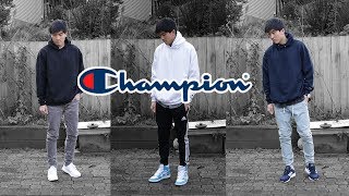 Amazing Affordable Hoodies  Lookbook with Champion S700 [upl. by Yauq]