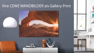 CEWE WANDBILDER als Gallery Print [upl. by Ozan673]