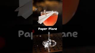 Paper Plane ✈️cocktail bar bartender short trending viral whiskey whisky bourbon plane yt [upl. by Meesak]