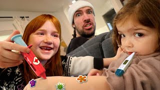 FAMiLY CHECKUP from Doctor Adley Playing our favorite games in REAL LiFE or ROBLOX Niko sick day [upl. by Lunetta]