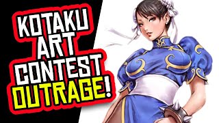 Kotaku OUTRAGED Over Capcom ART CONTEST for Street Fighter V [upl. by Bar450]