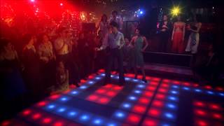 Saturday Night Fever Bee Gees You Should be Dancing John Travolta HD 1080 with Lyrics [upl. by Fedak]