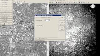 georeferencing using Erdas Imagine image to image part 1 of 2 [upl. by Kamilah]