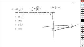 XYZ uppgift 11  Högskoleprovet hösten 2020  PP5 [upl. by Salamone]