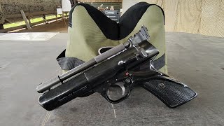 Pistol shooting at Petes Airgun Farm Webley Tempest [upl. by Ilajna]