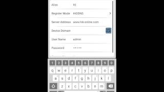 Android  Hikvision IVMS 4500 Remote hikonlinecom DDNS Settings Step by Step Tutorial [upl. by Sisxela]