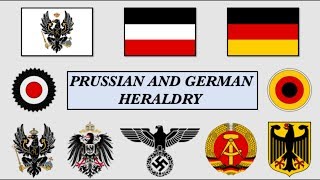 Prussian and German Heraldry History of PrussianGerman Flags Coats of arms and Cockades [upl. by Aisaim]