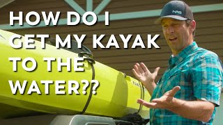 How to Transport a Kayak  Kayaking for Beginners [upl. by Dynah]