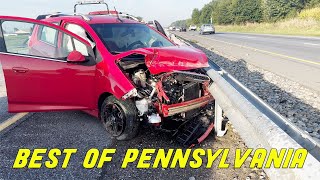 BEST OF PENNSYLVANIA DRIVERS  20 Minutes of Road Rage Accidents Convenient Cop amp More [upl. by Cybil]