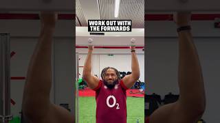 A typical England Rugby forwards gym workout 🏋️‍♂️ NationalFitnessDay WearTheRose ​⁠o2sports [upl. by Anaynek]