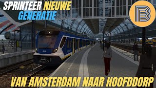 NL Met de Airport Sprinter naar Hoofddorp  Train Simulator Classic [upl. by Ethbinium]