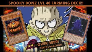 YuGiOh Duel Links  Spooky Bonz Lvl 40 Easy Farming Deck  Meriks Final Animation [upl. by Yllatan]