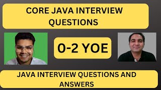 Java Interview Questions  Real Time Interview Questions and Answers [upl. by Chapnick]