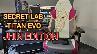 SECRETLAB TITAN EVO  LEAGUE OF LEGENDS JHIN EDITION [upl. by Rola]