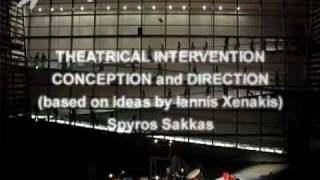 Iannis Xenakis ORESTEIA quotCenter of Vocal Artsquot Spyros Sakkas [upl. by Lodge]