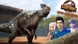 NO WAY GIGANOTOSAURUS IN CAMP CRETACEOUS SEASON 5 Jurassic World [upl. by Nihhi]