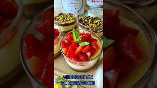 CHEESECAKE AL MICROONDE Ricetta completa sul mio canale youtube cheesecake cheesecakerecipes [upl. by Leen]