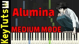 Learn to Play Alumina from Death Note  Medium Mode [upl. by Normi]