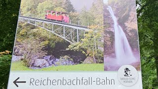 The Reichenbach Fall Sherlock Holmes in Meiringen Swizerlandwaterfall nature bern [upl. by Weibel]