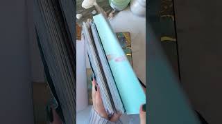 Turquoise and gold 💚✨️ journalwithme asmr journaling scrapbooking artjournal aesthetic コラージュ [upl. by Amar]