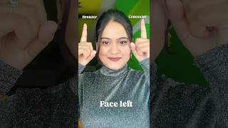 Bronzer vs concealerwhich one really prefer you ✅😱 song trending viralvideohacks facepalette [upl. by Fredela]