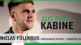 Niclas Füllkrug aus der Kabine  Würzburger Kickers  Hannover 96 [upl. by Eisenstark]