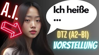 DTZ Mündliche Prüfung  Teil 1 sich vorstellen  A2 B1  Simulation [upl. by Maggi]