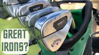 Review of the Callaway Rogue ST pro irons Are these perfect game improvement irons [upl. by Eevets850]