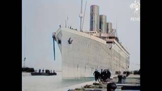 60 fps 1080p stabilized color Titanic and Olympic real footage [upl. by Soo]