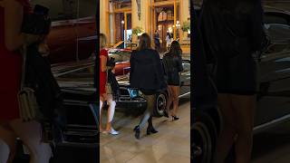 Ladies enjoying Casino Monte Carlo luxury billionairemonacosupercarslifestylelifemillionaire [upl. by Nennahs]