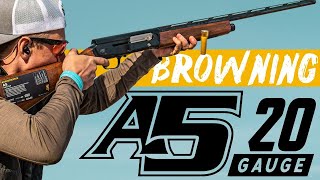 NEW Browning A5 20ga REVEALED  Shotgun Review [upl. by Nareik188]