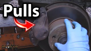 How to Fix Brakes that Pull to One Side [upl. by Burd]