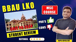 BBAU lucknow Review  CUET PG 2024  BBAU University lucknow  BBAU review by students [upl. by Leupold]