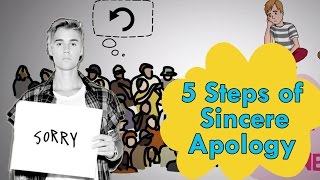 How to Apologize  5 Steps of a Sincere Apology [upl. by Libbey]