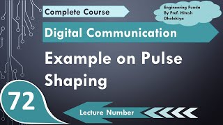 Example on Pulse Shaping in Digital Communication by Engineering Funda [upl. by Ahsinert]