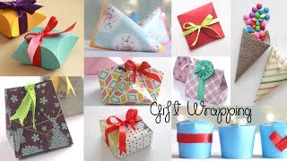 10 Fantastic Gift Wrap Ideas  Paper Crafts  Compilation [upl. by Harsho]