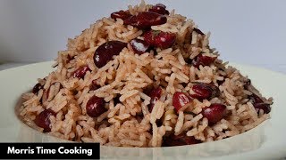 Jamaican Rice and Peas Recipe – Quick Version [upl. by Gavette626]