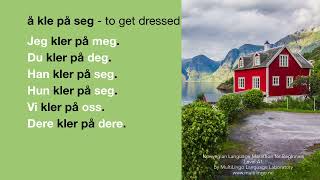 Norwegian refleksive verbs Conjugation and word order Norwegian for beginners [upl. by Nalniuq562]