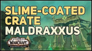 SlimeCoated Crate WoW Maldraxxus Treasure [upl. by Ainoval]