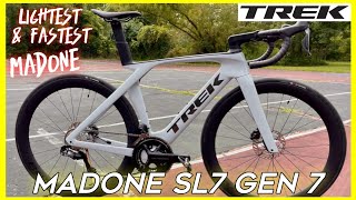 Trek madone sl 7 gen 7  lightweight road bike gets more affodable RSL aero bar [upl. by Aninay]