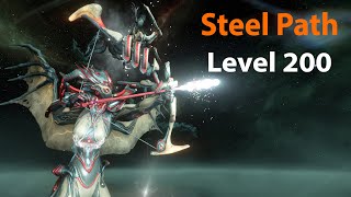 Warframe Steel Path Solo Survival 1 hour  MIRAGE PRIME amp KUVA BRAMMA amp Build Included [upl. by Sidalg]