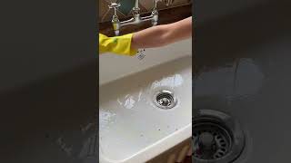 Kleeneze sink clean 🧽 asmrsounds satisfying asmr cleaningmotivation cleaning bee kleenqueens [upl. by Gough620]