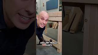 DONT build your workbench with a SHELF diy woodworking shorts [upl. by Oribella]