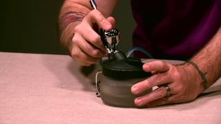 Using the Creative Air Airbrush Cleaning Pot [upl. by Nosam]